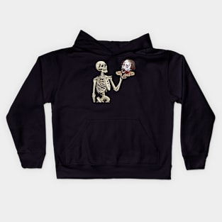 Old Skull Horror Kids Hoodie